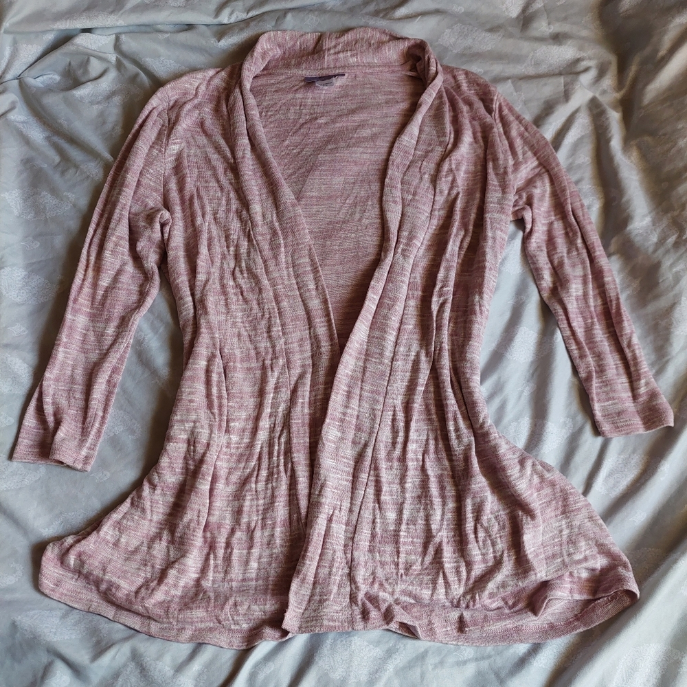 Karen Scott Pastel Pink Cardigan